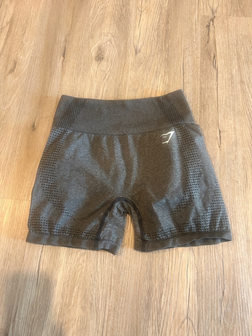 Gymshark Vital Seamless High-Waist Shorts - Charcoal